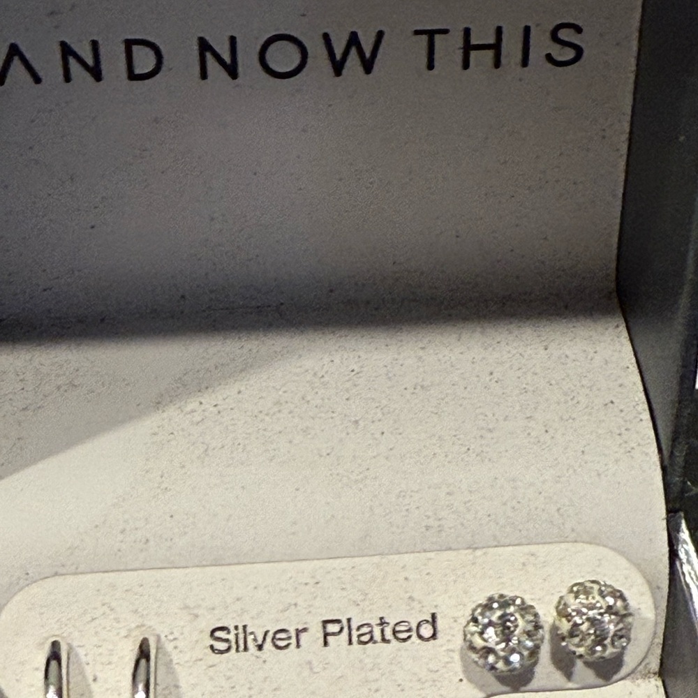 Silver Plated Earrings by And Now This - Picture 3 of 4
